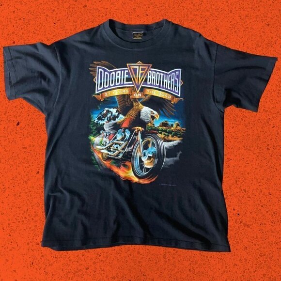 Vintage Doobie Brothers SINGLE STITCH Shirt - Picture 2 of 7